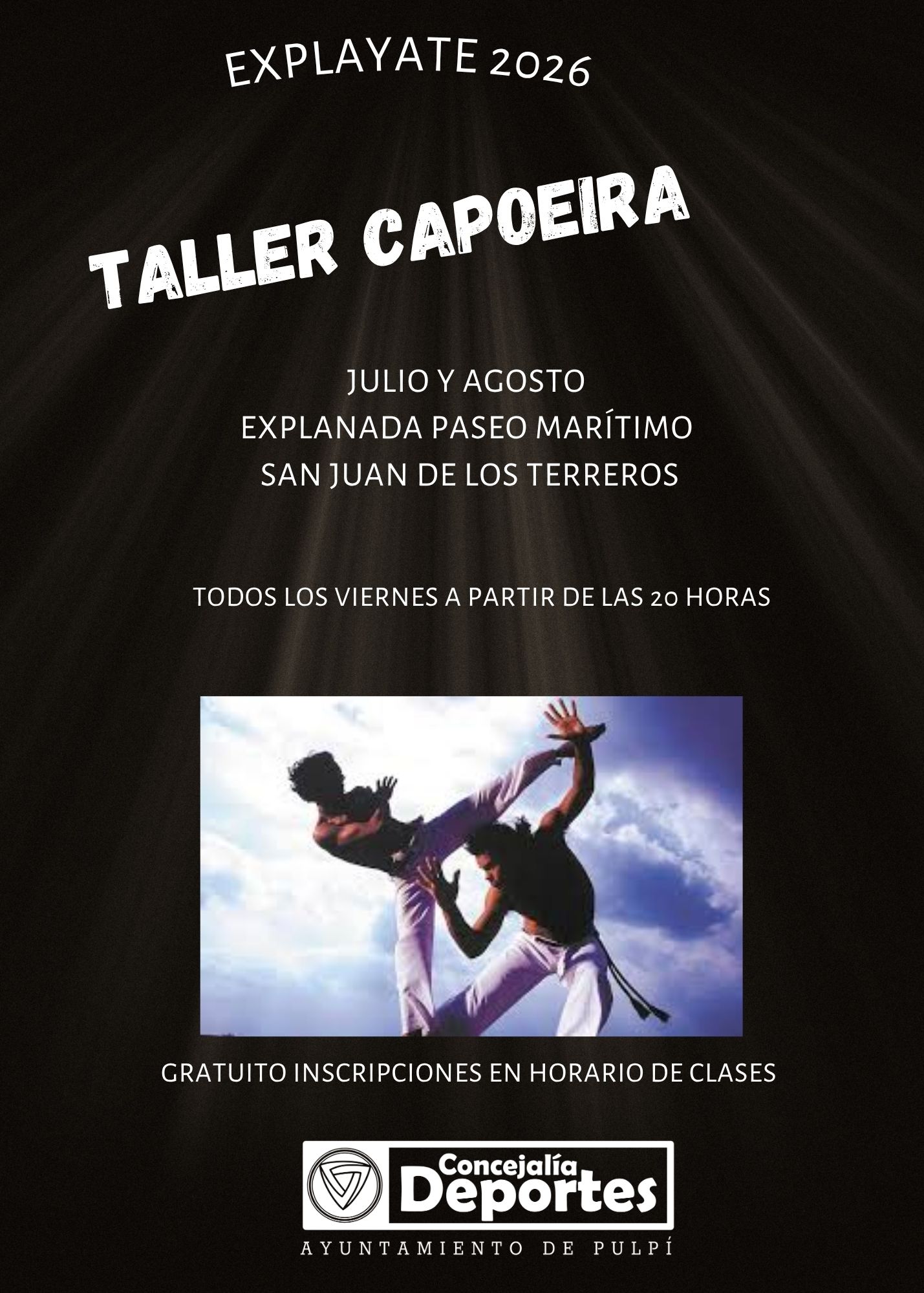 TALLER DE CAPOEIRA EXPLAYATE 2026